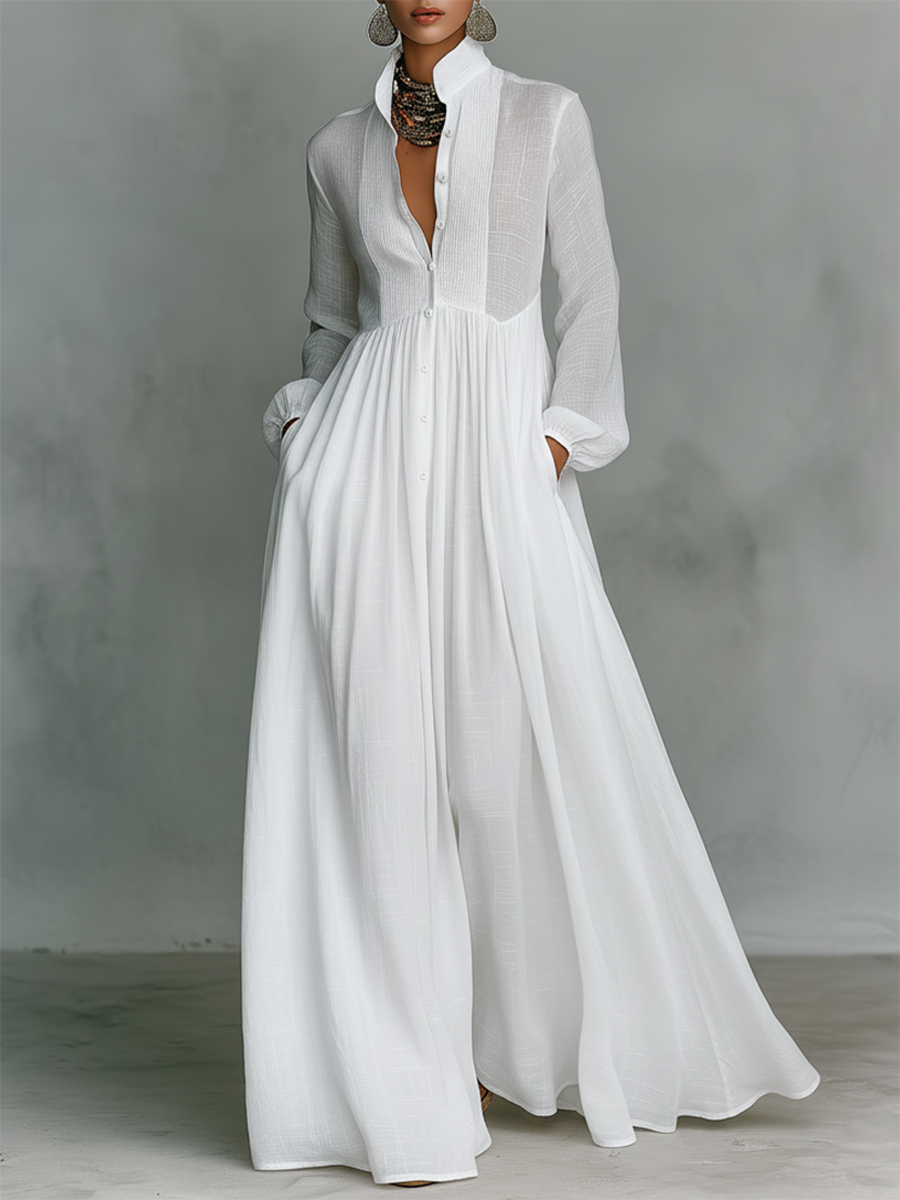 Women's Elegant and Romantic Vacation Maxi Dress