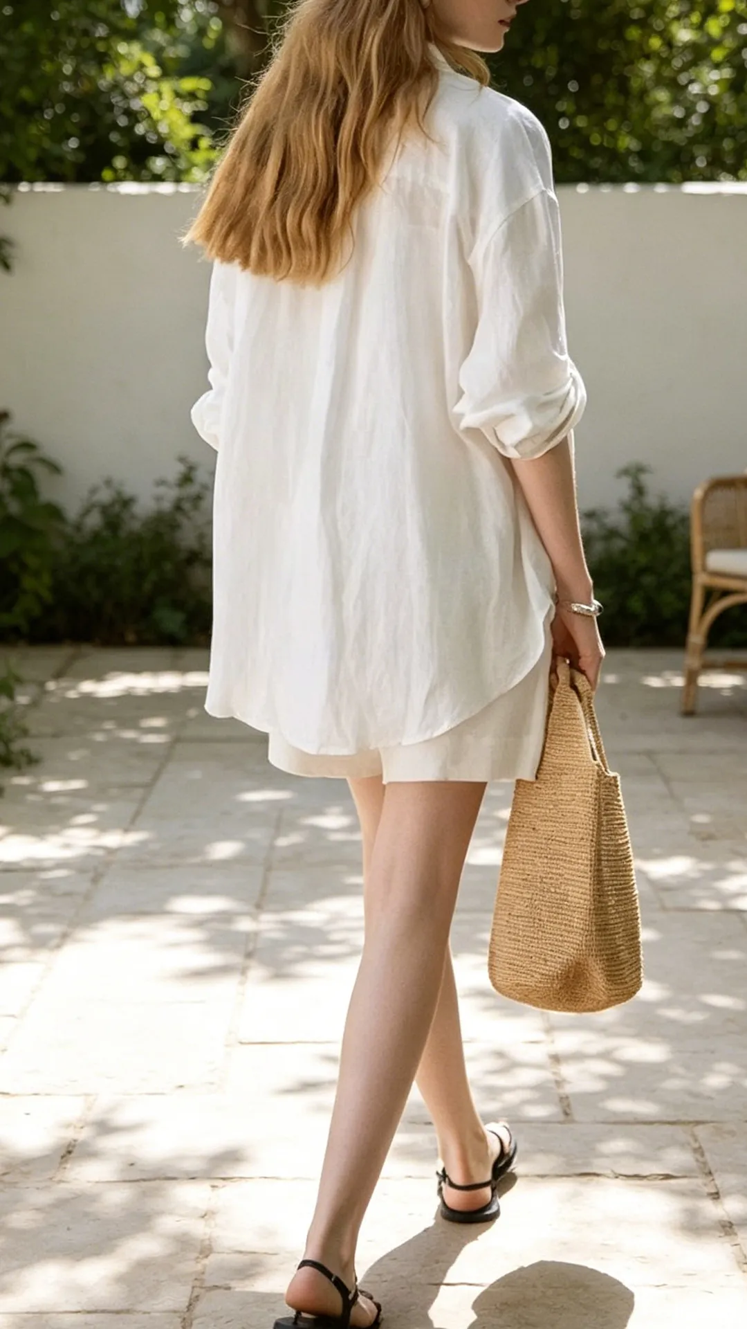 Old Money Style Linen Shirt Set Women Summer Lightweight Sun Protection Shorts Set