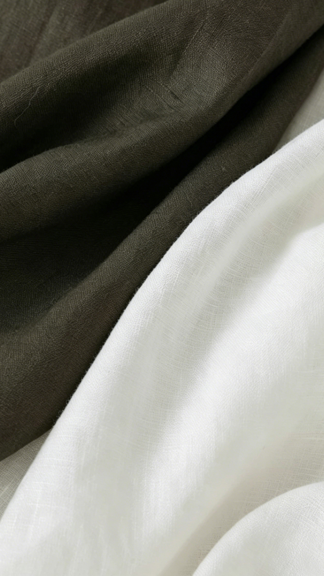 Linen relaxed-fit breathable long sleeve T-shirt set with shorts casual lounge two-piece set