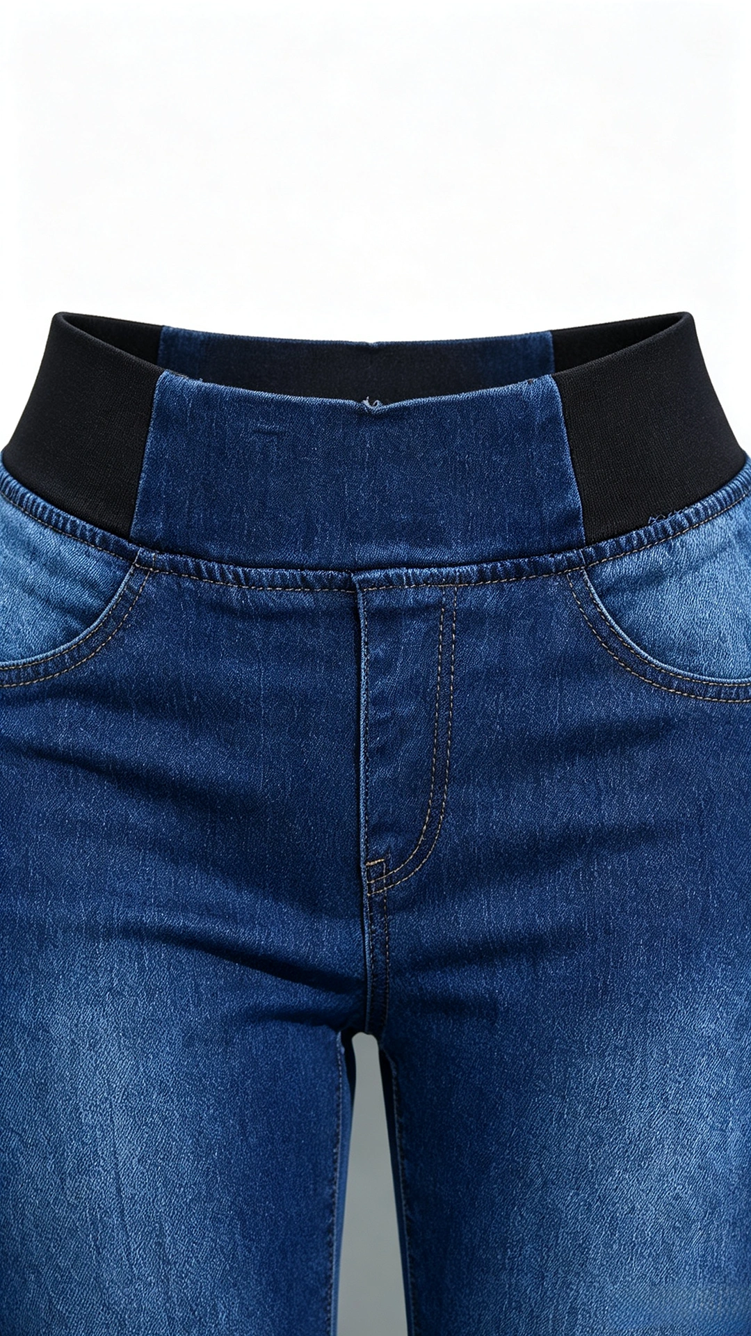 Women's High Waisted Stretch Flare Jeans – Slim Fit Pull On Bell Bottom Denim Pants