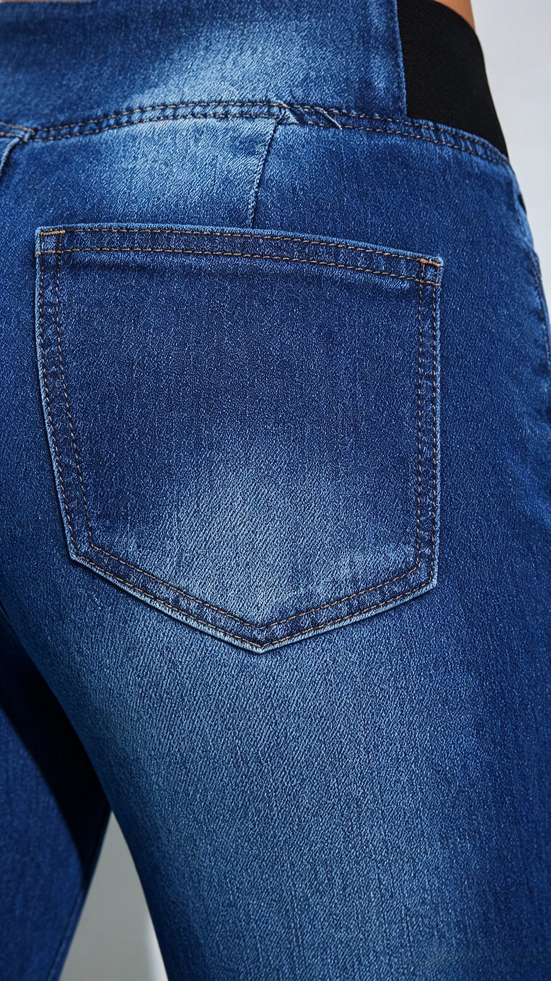Women's High Waisted Stretch Flare Jeans – Slim Fit Pull On Bell Bottom Denim Pants