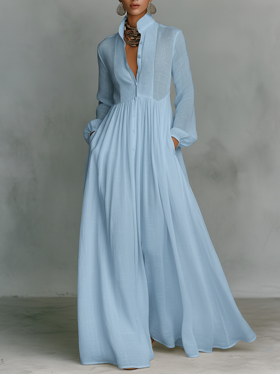 Women's Elegant and Romantic Vacation Maxi Dress